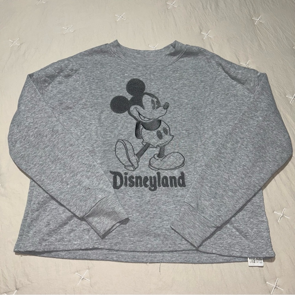Disney Gray Mickey Mouse Sweatshirt